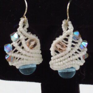 Macrame earrings handmade